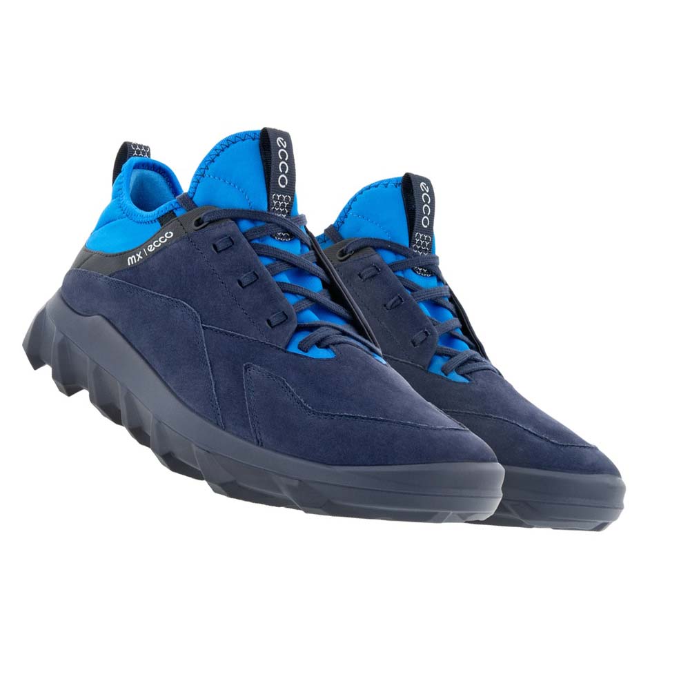 Men's Ecco Mx Low Sneakers Navy | Canada 623FDN